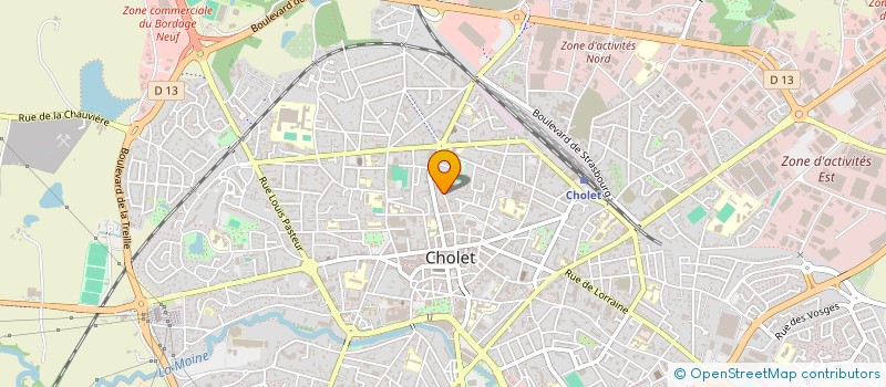 localisation de l'entreprise ASSOCIATION NAZARETH à CHOLET