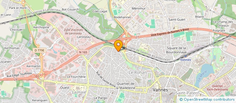 localisation de l'entreprise ASSOCIATION NAZARETH ACCUEIL FAMILLES à VANNES