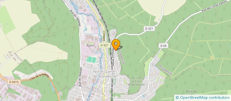 localisation de l'entreprise ASSOCIATION NE PAS VIEILLIR SEUL  NOTRE-DAME-DE-BONDEVILLE