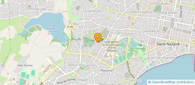 localisation de l'entreprise ASSOCIATION NEDJMA  SAINT-NAZAIRE