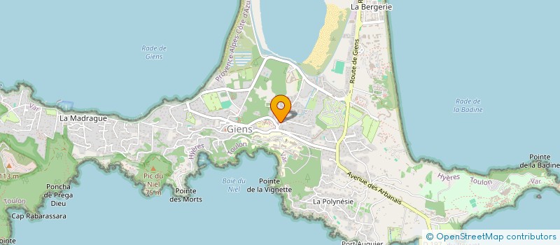 localisation de l'entreprise ASSOCIATION NEGWOKA à HYERES