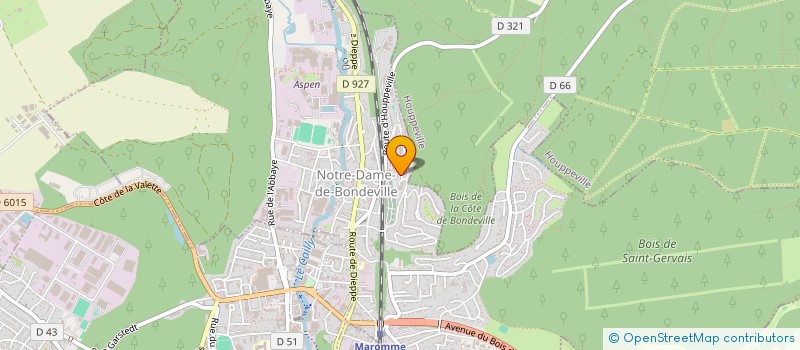 localisation de l'entreprise ASSOCIATION NEOXUS MEDIA  NOTRE-DAME-DE-BONDEVILLE