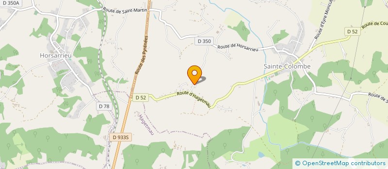 localisation de l'entreprise ASSOCIATION NESS'DANCE  SAINTE-COLOMBE