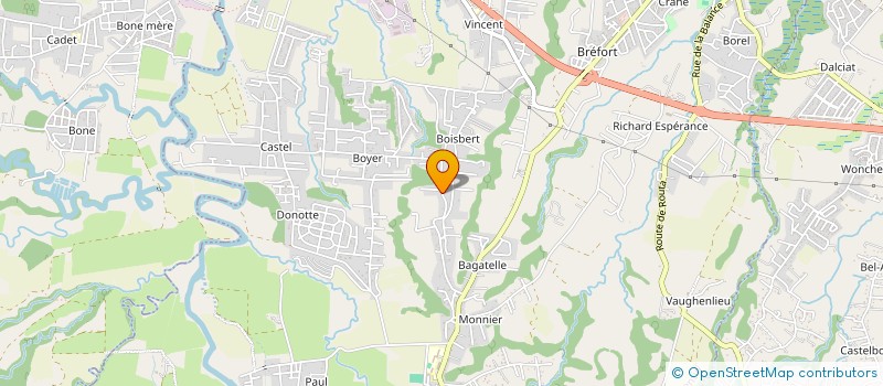 localisation de l'entreprise ASSOCIATION NEUROFEEDBACK FORMATION DEVELOPPEMENT  LAMENTIN