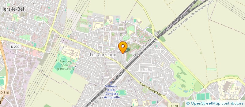 localisation de l'entreprise ASSOCIATION NEVE CHALOM HEN AMRAM  GONESSE