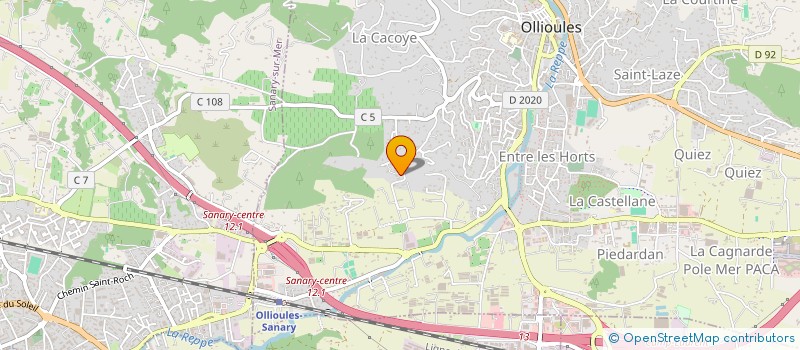 localisation de l'entreprise ASSOCIATION NEW INSERTION à OLLIOULES