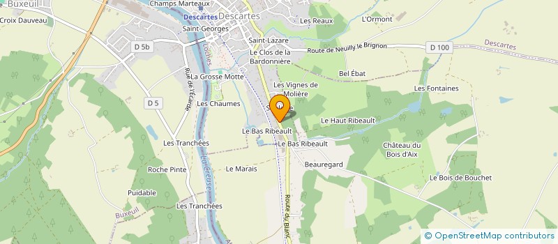 localisation de l'entreprise ASSOCIATION NEWDREAM  DESCARTES