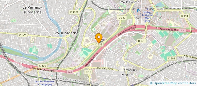 localisation de l'entreprise ASSOCIATION NGOH-GUEUM UNION DES FEMMES BAZOUAISES DE FRANCE  BRY-SUR-MARNE