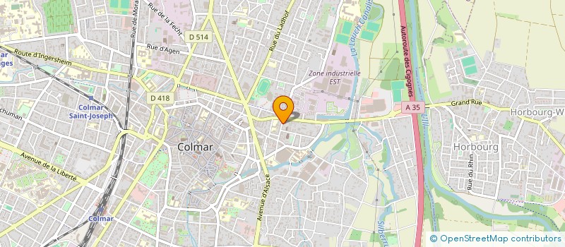 localisation de l'entreprise ASSOCIATION NIC-U  COLMAR