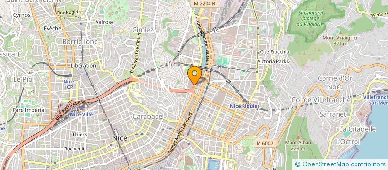 localisation de l'entreprise ASSOCIATION NICE COTE AZUR PATINAGE  NICE