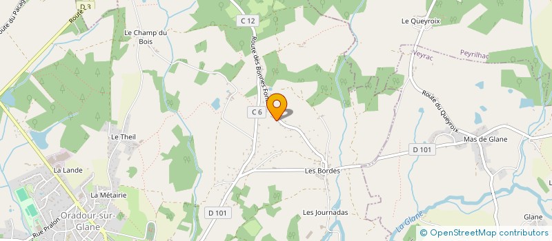 localisation de l'entreprise ASSOCIATION NICO ' TEAM PROD à ORADOUR-SUR-GLANE