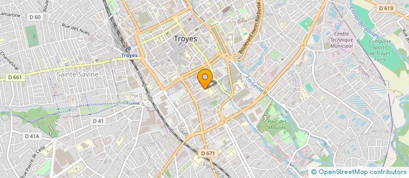 localisation de l'entreprise ASSOCIATION NICOLAS BOIGEGRAIN - LA PROVIDENCE  TROYES