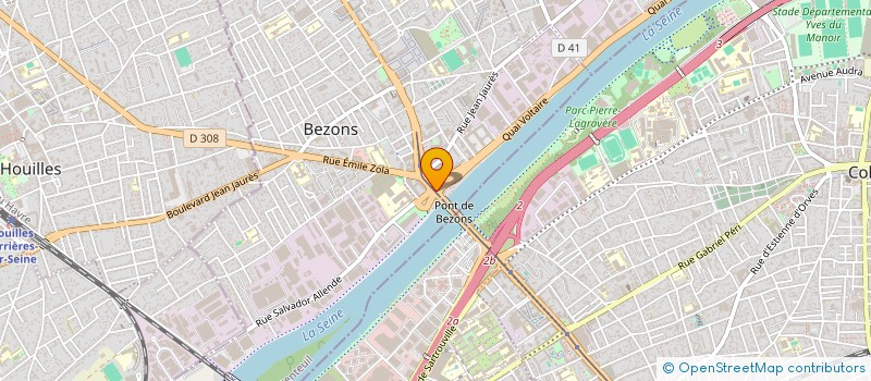 localisation de l'entreprise ASSOCIATION NIELSEN MEDIA FRANCE (ANMF) à BEZONS