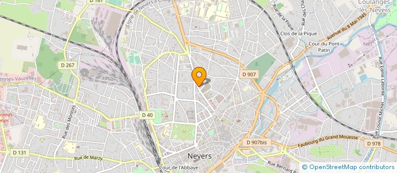 localisation de l'entreprise ASSOCIATION NIEVRE REGAIN à NEVERS
