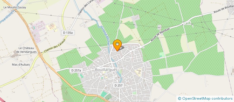 localisation de l'entreprise ASSOCIATION NIMO-MONTPELLIERAINE DE RECHERCHE AUX URGENCES  BOUILLARGUES