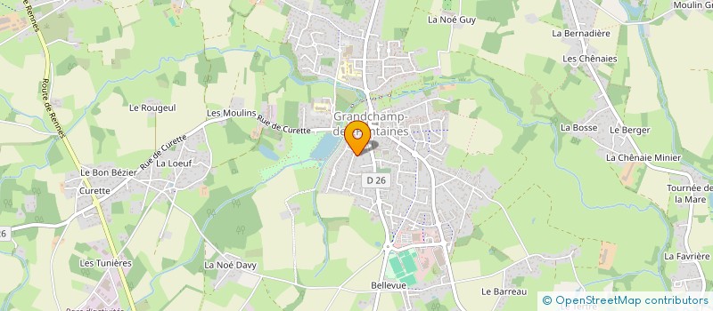 localisation de l'entreprise ASSOCIATION NINJA R.E.V  GRANDCHAMP-DES-FONTAINES