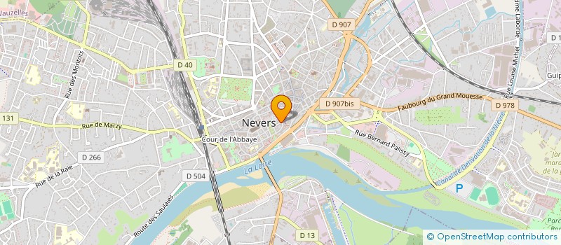 localisation de l'entreprise ASSOCIATION NIVERNAISE DE GESTION 1010 à NEVERS