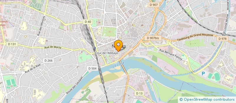 localisation de l'entreprise ASSOCIATION NIVERNAISE JEUNESSE ET FOI à NEVERS
