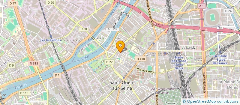 localisation de l'entreprise ASSOCIATION NJEUMBEUTT à SAINT-OUEN-SUR-SEINE