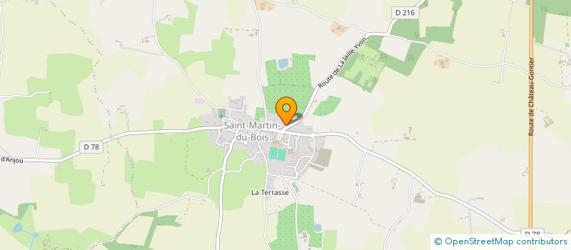 localisation de l'entreprise ASSOCIATION NOA  SEGRE-EN-ANJOU BLEU