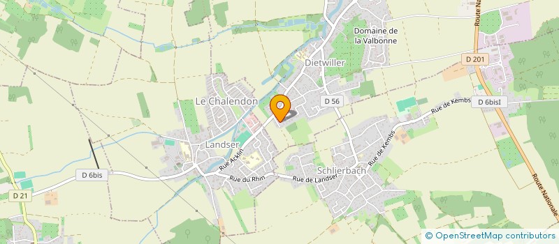 localisation de l'entreprise ASSOCIATION NOELS DE REVES DIETWILLER  DIETWILLER