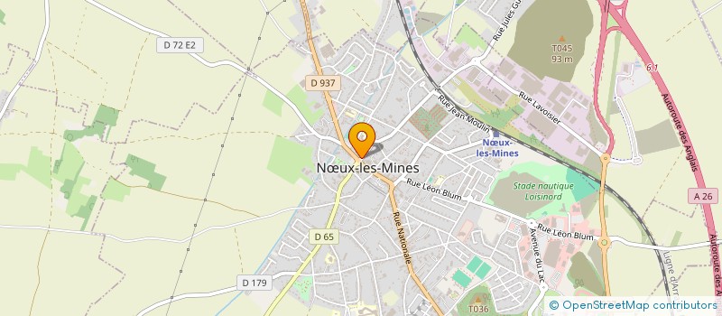 localisation de l'entreprise ASSOCIATION NOEUXOISE D'EDUCATION POPULAIRE à NŒUX-LES-MINES