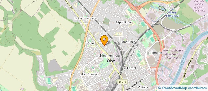 localisation de l'entreprise ASSOCIATION NOGENT KRASNIK  NOGENT-SUR-OISE