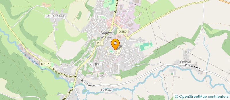 localisation de l'entreprise ASSOCIATION NOGENT QUADS 52 à NOGENT