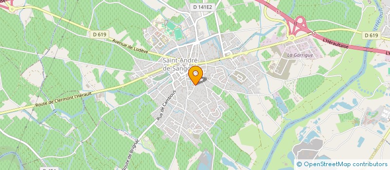 localisation de l'entreprise ASSOCIATION NOODLE-TEK  SAINT-ANDRE-DE-SANGONIS