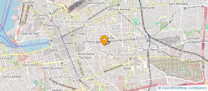 localisation de l'entreprise ASSOCIATION NORD SUD CREATION à MARSEILLE