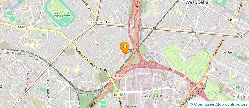 localisation de l'entreprise ASSOCIATION NORD TRANSMISSION à MARCQ-EN-BARŒUL