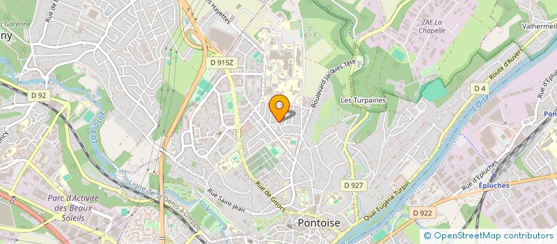 localisation de l'entreprise ASSOCIATION NORDSUD SOLIDARITE  PONTOISE