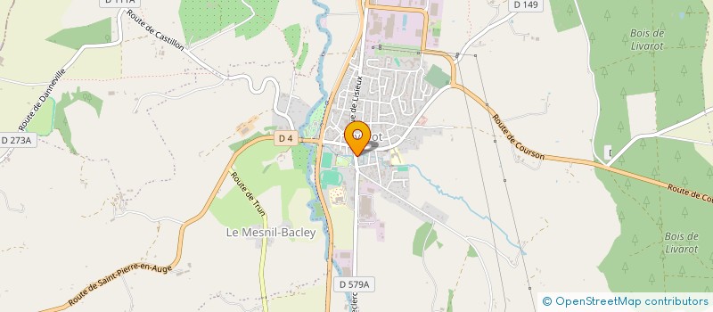 localisation de l'entreprise ASSOCIATION NORMANDE D'AIDE A L'ENFANCE ET A LA FAMILLE VALLEE DE LA DIVES (ANAEF) à SAINT-PIERRE-EN-AUGE