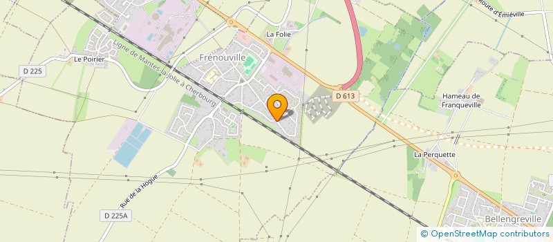 localisation de l'entreprise ASSOCIATION NORMANDE D'ETUDE DU MICROBIOME OCEANIQUE  FRENOUVILLE