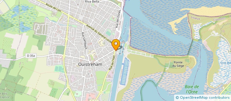 localisation de l'entreprise ASSOCIATION NORMANDE DE GESTION D'ECOLES à OUISTREHAM