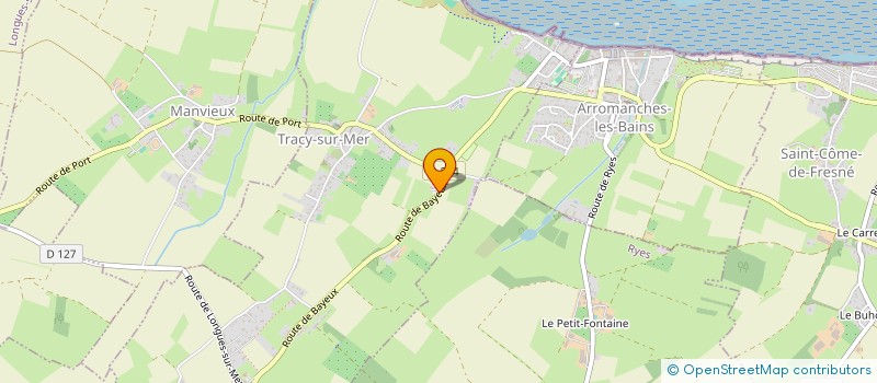 localisation de l'entreprise ASSOCIATION NORMANDE POUR UNE INVITATION MUSICALE AUTHENTIQUE  TRACY-SUR-MER