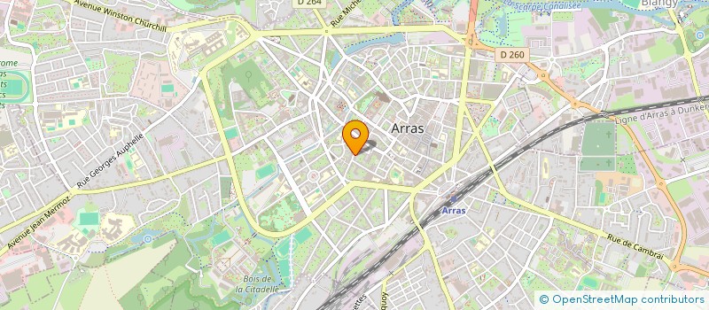 localisation de l'entreprise ASSOCIATION NOROIT ARRAS à ARRAS