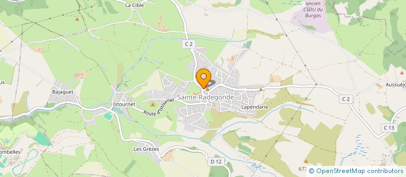 localisation de l'entreprise ASSOCIATION NORYEVA CAUSS COUNTRY  SAINTE-RADEGONDE