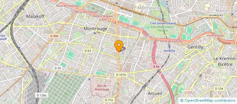 localisation de l'entreprise ASSOCIATION NOSTOS à MONTROUGE
