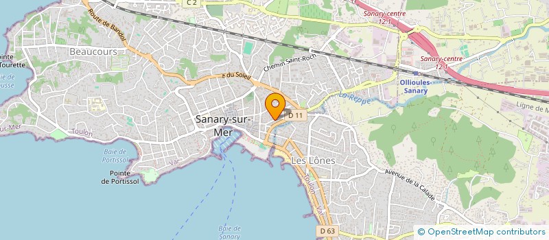 localisation de l'entreprise ASSOCIATION NOSTRADAMUS à SANARY-SUR-MER