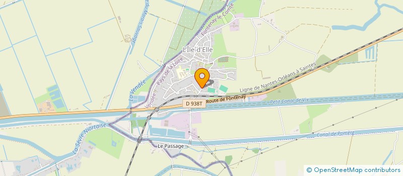 localisation de l'entreprise ASSOCIATION NOTRE DAME  L'ILE-D'ELLE