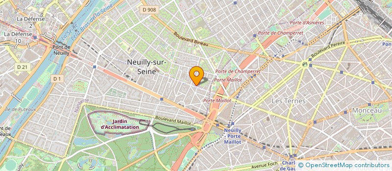 localisation de l'entreprise ASSOCIATION NOTRE DAME à NEUILLY-SUR-SEINE