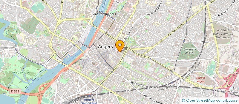 localisation de l'entreprise ASSOCIATION NOTRE DAME à ANGERS