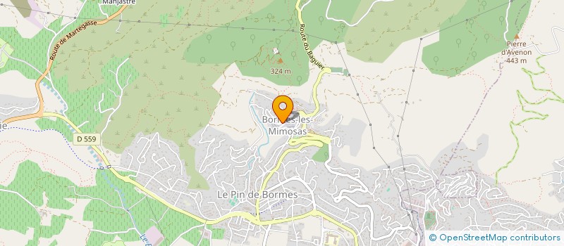 localisation de l'entreprise ASSOCIATION NOTRE DAME DE CONSTANCE  BORMES-LES-MIMOSAS