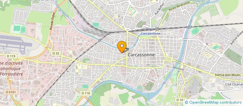 localisation de l'entreprise ASSOCIATION NOTRE DAME DE FATMA DE L'AUD  CARCASSONNE