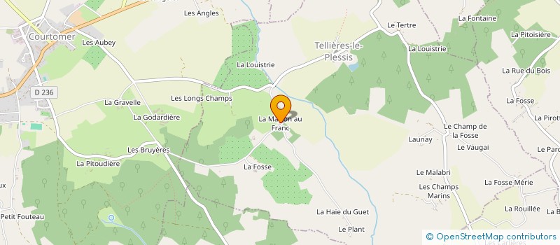 localisation de l'entreprise ASSOCIATION NOTRE DAME DE L'ASSOMPTION DE TELLIERES LE PLESSIS à TELLIERES-LE-PLESSIS