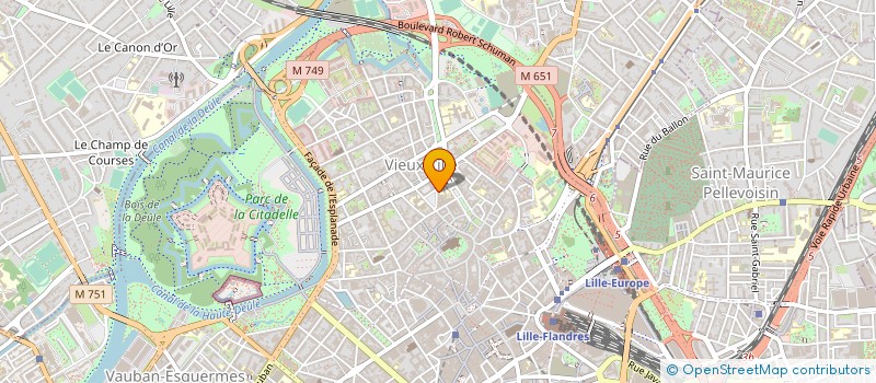localisation de l'entreprise ASSOCIATION NOTRE DAME DE LA PAIX à LILLE