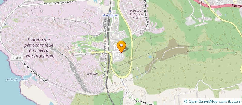 localisation de l'entreprise ASSOCIATION NOTRE DAME DE LAVERA  MARTIGUES