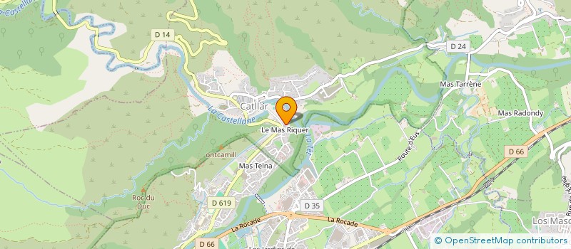 localisation de l'entreprise ASSOCIATION NOTRE DAME DE RIQUER  CATLLAR