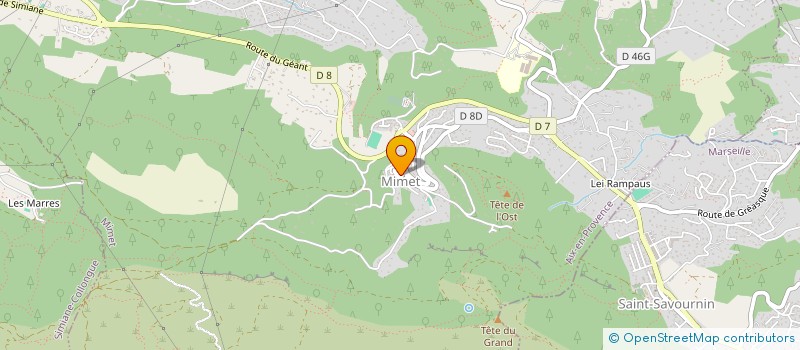 localisation de l'entreprise ASSOCIATION NOTRE DAME DES ANGES  MIMET